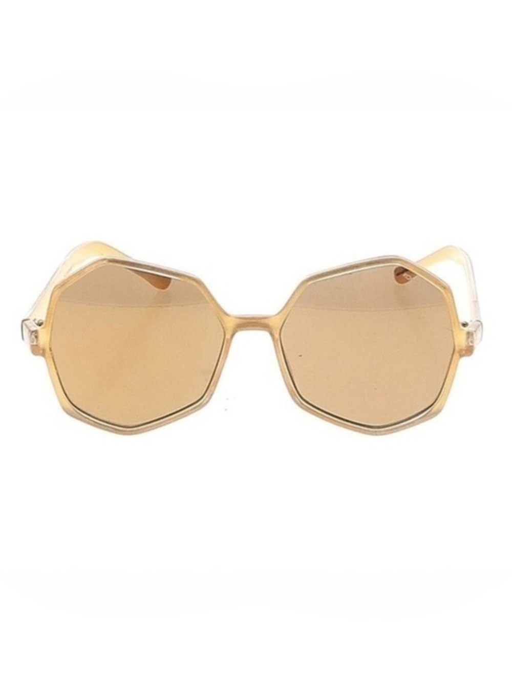 Komono Bonnie Sunglasses NEW oversized Clear Gold geometric